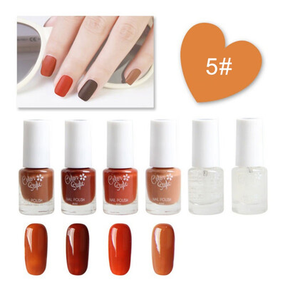 

4ml6pcs Gel Polish Set UV Permanent Primer Top Coat Poly Gel Varnish Nail Art Manicure Gel dropship support