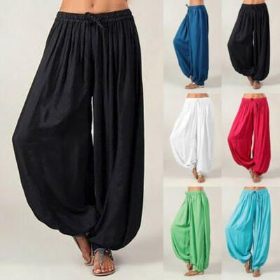 

AU HAREM TROUSERS Ali Baba Pants Cotton Aladdin Afghan Genie Hippy Yoga Jumpsuit