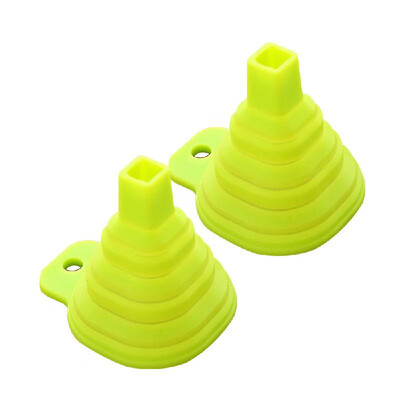 

Collapsible Mini Foldable Style Funnel Silicone Creative Home Hopper Kitchen Cooking Tool