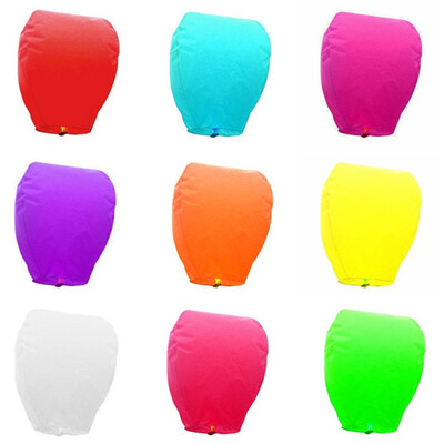 

Flying Chinese Paper Sky Lanterns with Candle for Parties Memorials Wedding Lamps Flying Wishing Lantern Lamp