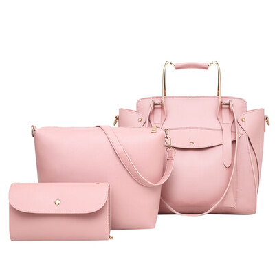 

3 Pcs Women Handbag Set 2019 Messenger Bags Ladies Shoulder Bag Lady PU Leather Casual Female Shopper Tote Sac Femme T2G