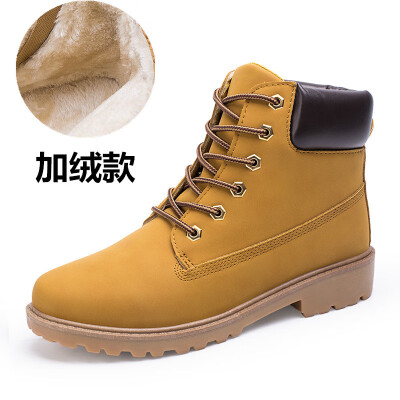 

Couple Martin boots men outdoor tooling cotton boots mens boots high to help mens shoes large size military boots