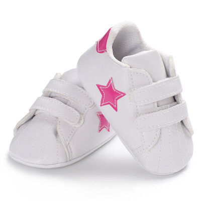 

Newborn Baby Boy Girl Soft Sole Leather Crib Shoes Anti-slip Sneaker Prewalker