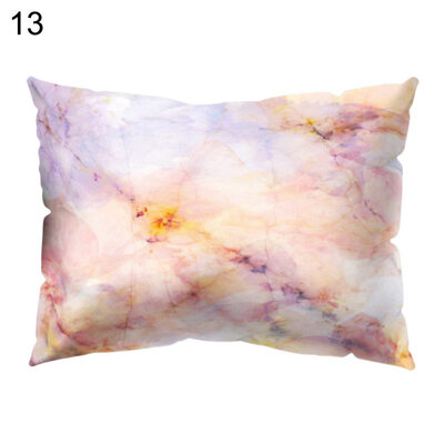 

Fresh Marble Print Pillow Case Cushion Cover Bed Car Cafe Office Decoration