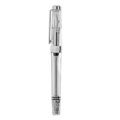

Toponeto Vaccum Fountain Pen Transparent EFF Nib Ink Pen Negative Pressure Ink Filling