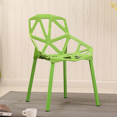 

QUWEIXIONG Geometric chair 4 handles home fashion simple 11860