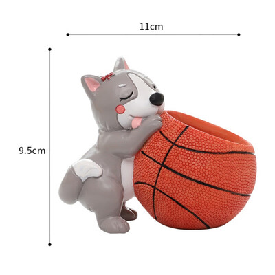 

Cartoon Animal Fleshy Flower Pot Cute Dog Plant Container Desktop Micro-Landscape Decoration Indoor Office Home Decorative Gifts