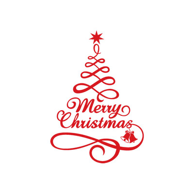

Tailored Christmas Tree Window Vinyl Wall Stickers Home Decorations Gifts
