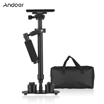 

Andoer Adjustable Handheld Camera Gimbal Stabilizer With Quick Release Plate Bubble Level 14 Inch Screw for DSLR Family DV Camcor