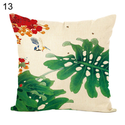 

Sparse Monstera Leaves Square Throw Pillow Case Cushion Cover Sofa Bed Car Decor