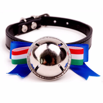 

British style Cat & Dogs Pet Collar Bow Tie Bell Collar For Small Pets