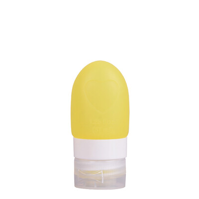 

Refillable Travel Bottles Silicone Squeezable Tube Sets Cosmetic Toiletry Containers for Shampoo Lotion Soap White  89ml