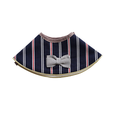 

Baby Bibs Burp Cloth Drooling Teething Waterproof Bibs Striped Bowknot Fake Tie Towels Cotton