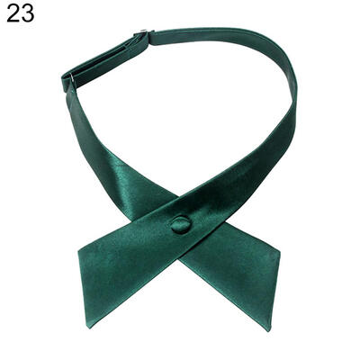 

Men Women Formal Party Wedding Adjustable Cross Bow Tie Wear Accessory Gift