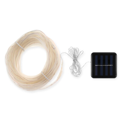 

Solar Powered 100-LED Hollow Soft Tube Copper Wire String Light Lamp