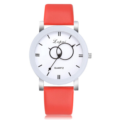 

Top Brand Women Watches Casual Dial Ladies Business Quartz Wristwatch Temperament Leather Strap Clock Dress Reloj Mujer 50