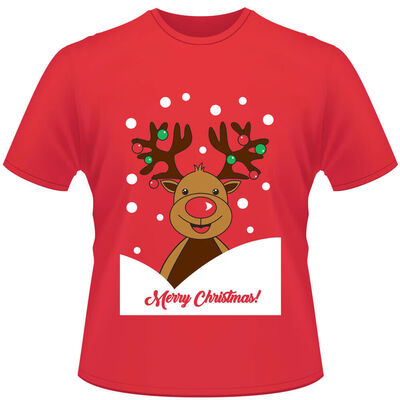 

Christmas Men Women T-Shirt Short Sleeve Summer Casual Xmas Tops Blouse