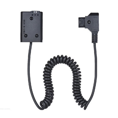 

Andoer V-mount Anton Bauer D-Tap to NP-FW50 DC Coupler Power Dummy Battery Adapter Coiled Cable for Sony a7 a7ii a7s a7r a7sii a