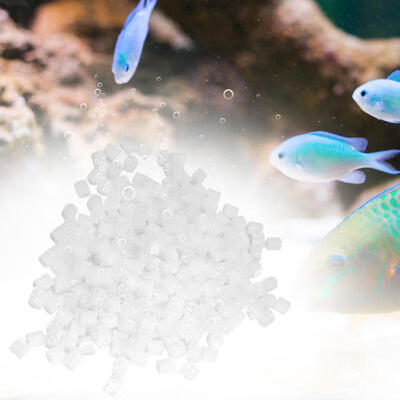 

Greensen Polymer Degradable Plastic Biochemical Ball Fish Tank Filter Media 500ml with Cleaning Mesh Bag