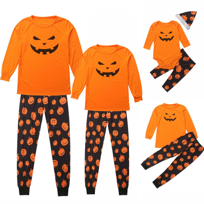 

Halloween Theme Family Matching Pajamas Set Adult Kid Baby Sleepwear Nightwear