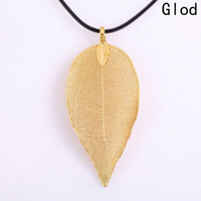

Leaves Necklace Chain Sweater Sweater Chain Hot Beauty Nature Pendant Leaves for Women Necklace Fashion Necklace