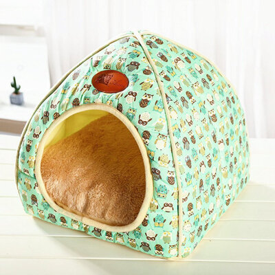 

5 Style Warm Soft Pet Dog Bed Sleeping Cat House Nest Bedding Pad Blanket Foldable Pet Kennel Sleeping Nest SizeS