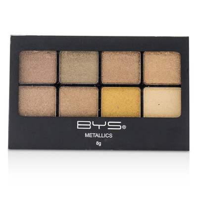 

BYS - 8 Palette Metallic Eyeshadow - Metallics Browns 8g027oz