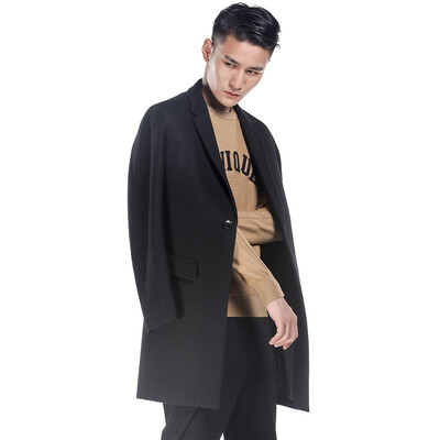 

BEI NA CHUAN Coat mens suit collar mens long section trend solid color youth jacket 9944