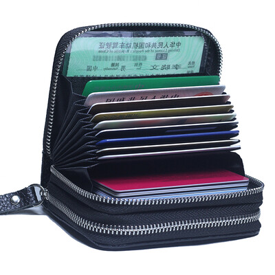

Orpheum OFLM card package female cowhide multi-card purse ladies card holder first layer leather drivers license leather case organ card KB-FQ purple