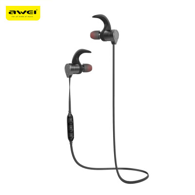 

Awei AK3 Waterproof Magic Magnet Attraction Bluetooth 41 Sports Headphones with Microphone On-ear Control