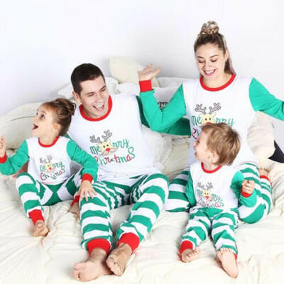

USA Family Matching Christmas Pjs Pyjamas Pajamas Set Xmas Sleepwear Nightwear