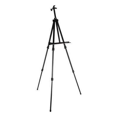 

Black Artist Aluminium Alloy Folding Easel Light Weight With Heavy Duty Carry Bag