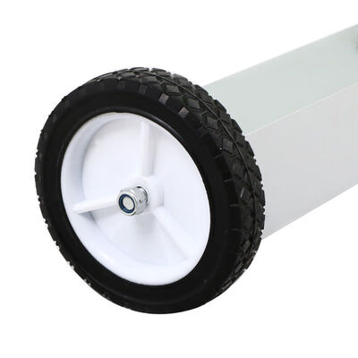 

24" Magnetic Push Sweeper Metal Pick Up Rolling Broom Sweeping Floor Finder Tool