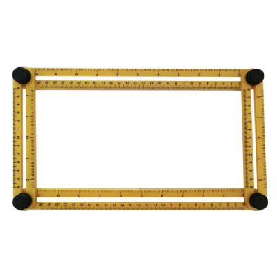 

KKMOON Multi-Angle Ruler Template Tool Measures All Angles Forms for Handymen Builders Craftsmen Repetitive Spacing