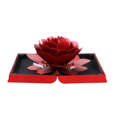 

Rotating Rose Ring Box Creative Wedding Valentine Jewelry Storage Gift Box