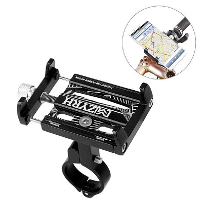 

Aluminum Alloy Bicycle Phone Mount 55 - 100mm Adjustable Bike Mobile Phone GPS Mount Holder Bracket