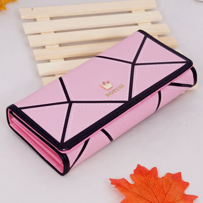 

2019 New Style Fashion Hot Women Lady Clutch Leather Wallet Long Plaid Case Purse Money Holder Phone