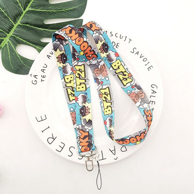 

Cartoo Figure Neck Strap Phone Lanyard Cute Card Holder Keychain