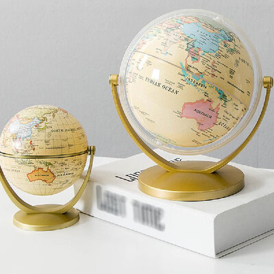 

Home Office World Globe Desktop Decoration Spinning Rotating Globe Geography Educational Tool
