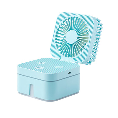 

〖Follure〗USB Charging Humidifier Spray Desktop Office Home Night Light Hydrating Fan