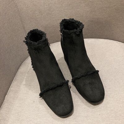 

Boots Children Autumn Ins Slim Boots High-heeled Martin Boots Elastic Socks Boots Shoes Spring&Autumn Single Boots