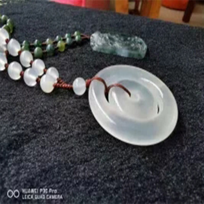 

Ruixiang Jewelry Agate Crystal Agate Necklace Natural Flower Color Natural Color Purple 15057