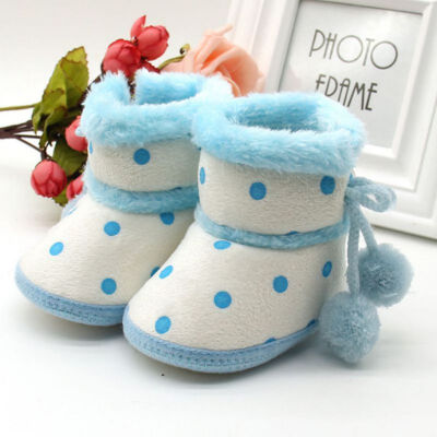 

Winter Boots Soft Bottom Baby Moccasin Baby Warm Boots Non-slip Boots for Baby Girls