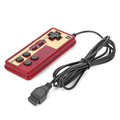 

Wired 8 Bit TV Red&White Machine Game Player Handle Gampad Controller