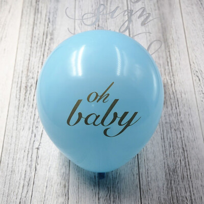

FUNNYBUNNY 20pcs its a boy its a girl oh baby Printed Balloon Baby Shower Party Decoration