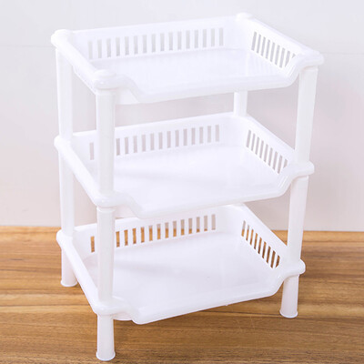 

Siaonvr 3 Tier Plastic Corner Organizer Bathroom Caddy Shelf Kitchen Storage Rack Holder