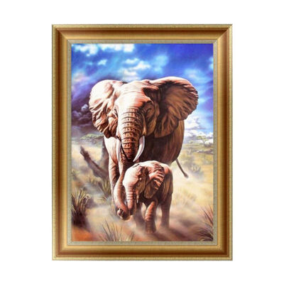 

DIY Diamond Painting Embroidery Cross Stitch Diamond 5D No Frame Elephant Pattern Mosaic Diamonds Wall Stickers Home Decor