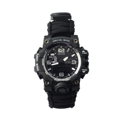 

Outdoor Multifunctional Survival Watch Hiking Night Vision Waterproof Watch