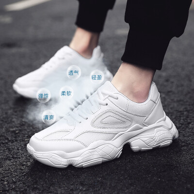 

Mens shoes breathable street beat old shoes mens shoes sports casual running tide shoes white shoes