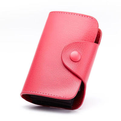 

Leather Organ Small Card Holder Multi-card Position Business Card Holder Credit Card Wallet For Men And Women